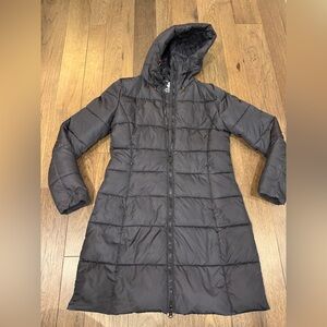 SAVE THE DUCK Black Hooded Ultra Puffer Parka